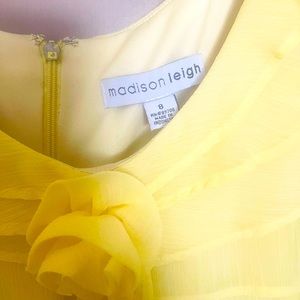 Beautiful yellow dress by Madison Leigh